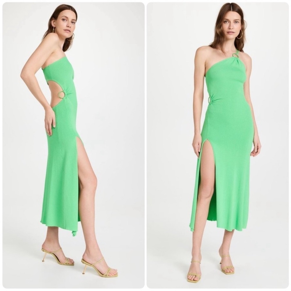 For Love And Lemons Keyhole Green Dress